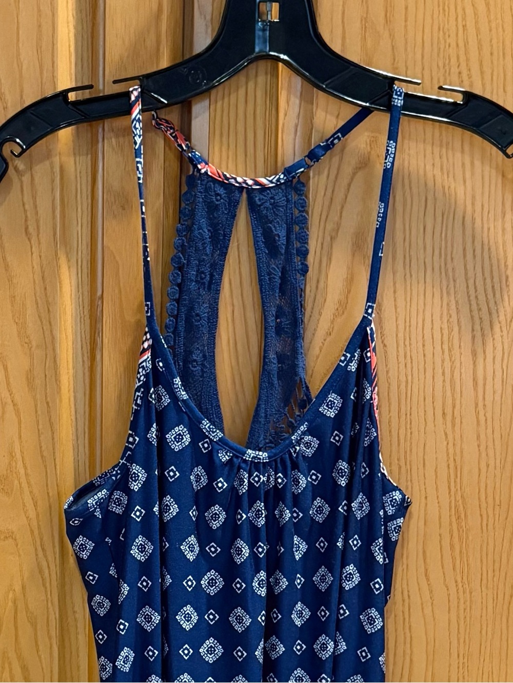 In Bloom by Jonquil Short Chemise Gown Halter Lace Trim Floral Size Small - Picture 3 of 7